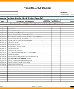 free project management checklist template contract management checklist contract closeout checklist template examples
