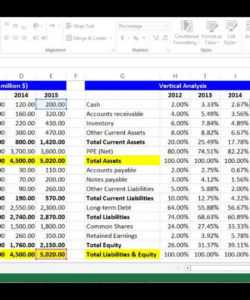 free vertical analysis for balance sheet items using excel  youtube vertical analysis balance sheet template excel