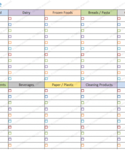 grocery checklist printable mplate real simple pdf india excel store grocery store checklist template excel