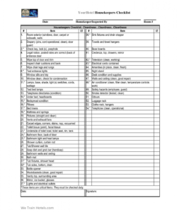 hotel checklist template samples elroomcleaningchecklist house hotel inspection checklist template examples