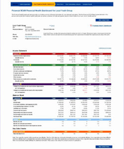 how to analyze non profit financial statements or 10 financial ratio financial statement analysis template example