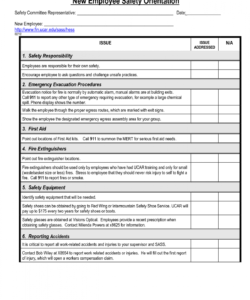 new employee training checklist pdf template excel  martinforfreedom new employee training checklist template doc