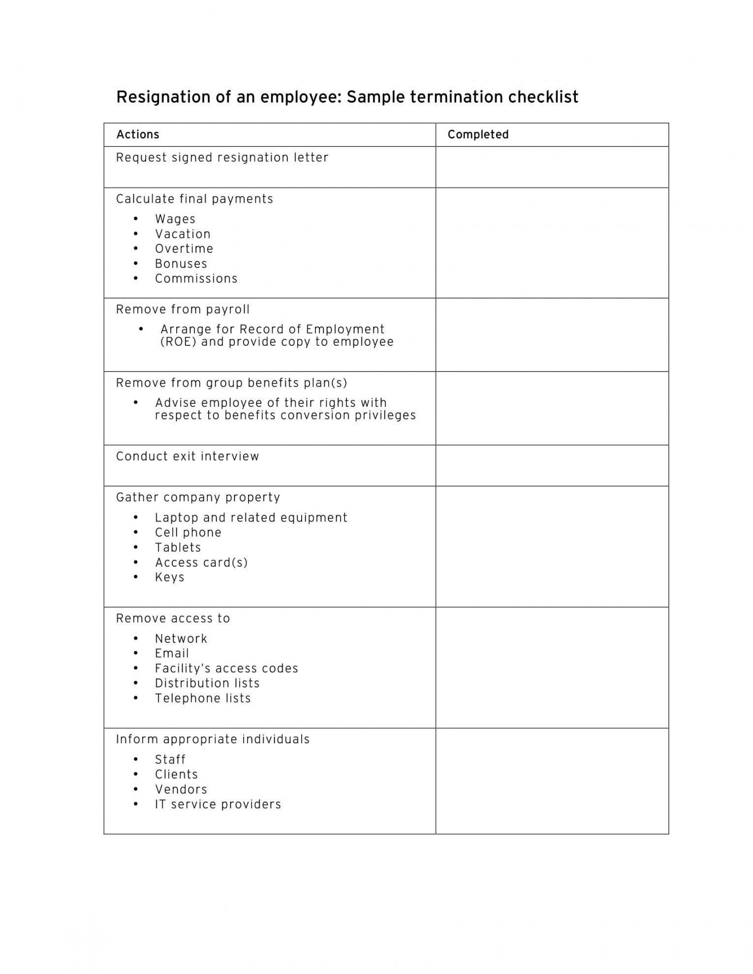 pre separation list navy agreement ontario marriage for employment pre employment checklist template