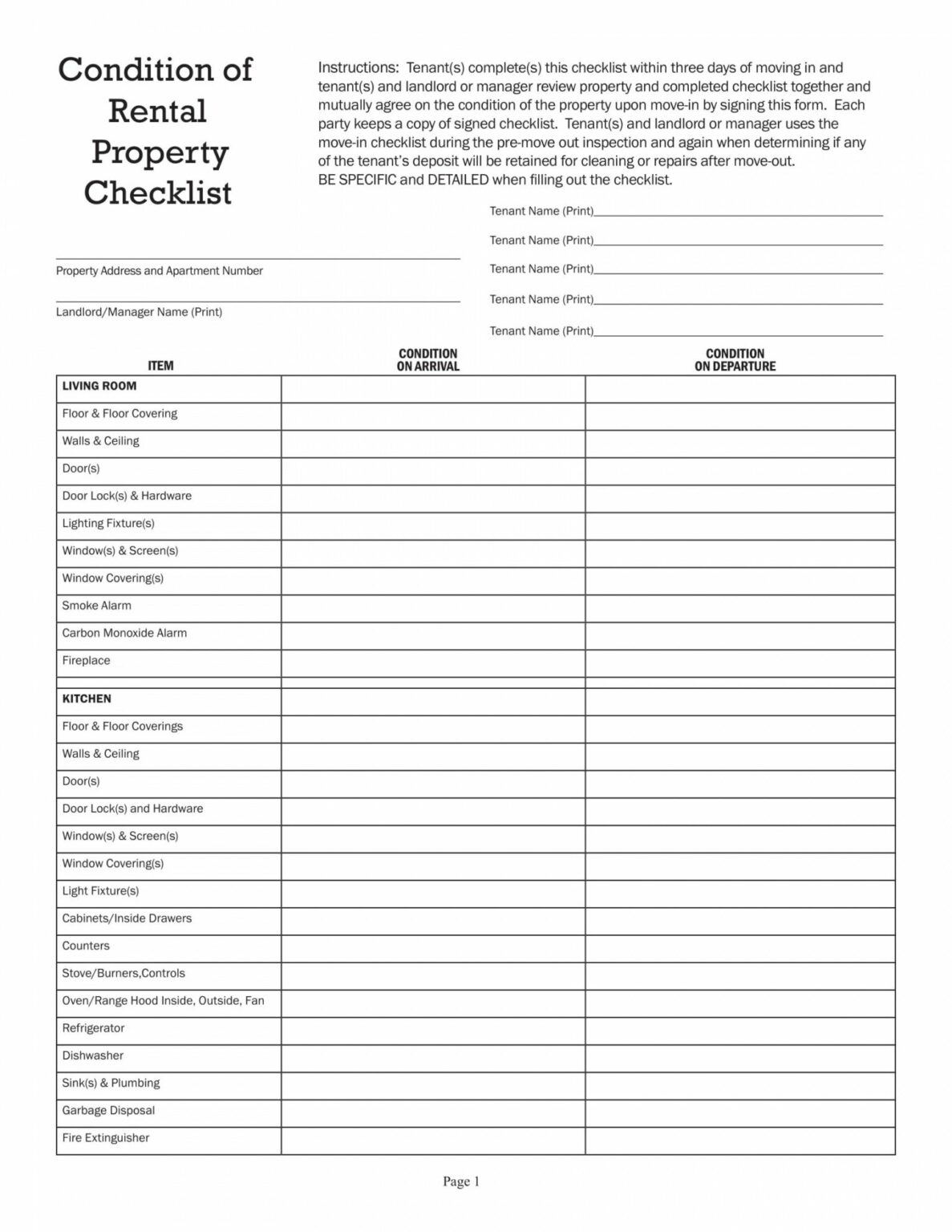 printable-10-rental-checklist-examples-pdf-examples-condition-of-rental