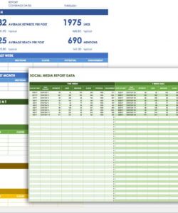 printable 12 free social media templates  smartsheet social media checklist template excel