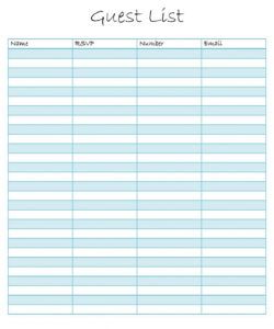 printable 19 invigorate free wedding guest list template excel description wedding guest checklist template doc