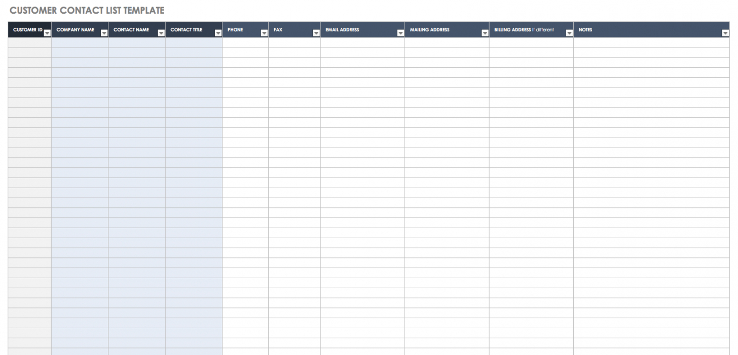 Weekly Checklist Template Excel