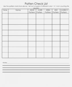 printable checklist assessment template for teachers  asleafar  preschool teacher checklist template for assessment excel