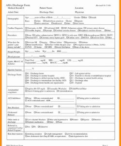 printable checklist template samples arge planning form nursing home hospital discharge checklist template pdf