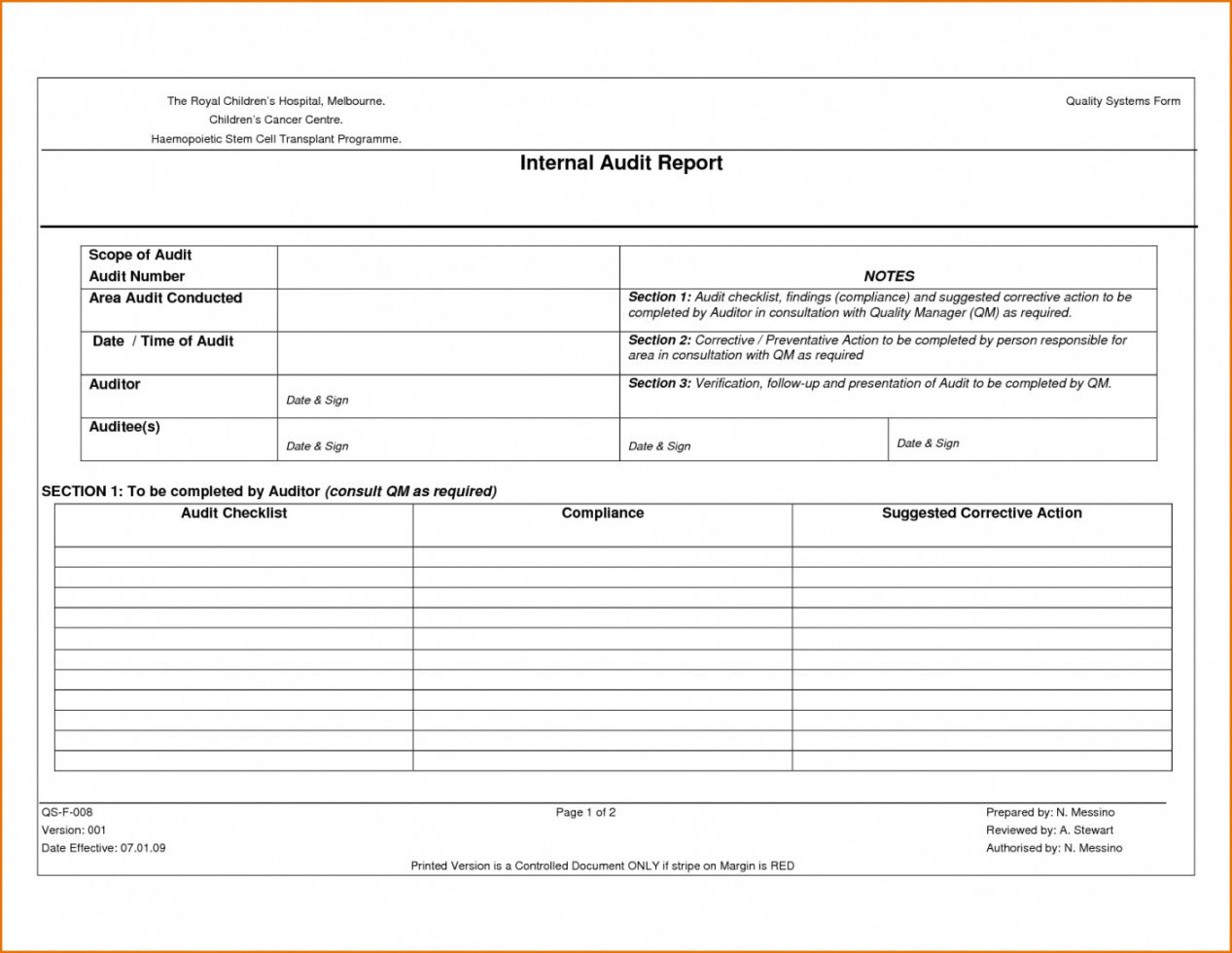 printable checklist template samples supplier audit internal report quality vendor audit checklist template samples