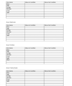printable condition of ntal property checklist template samples pdf rental property checklist template excel