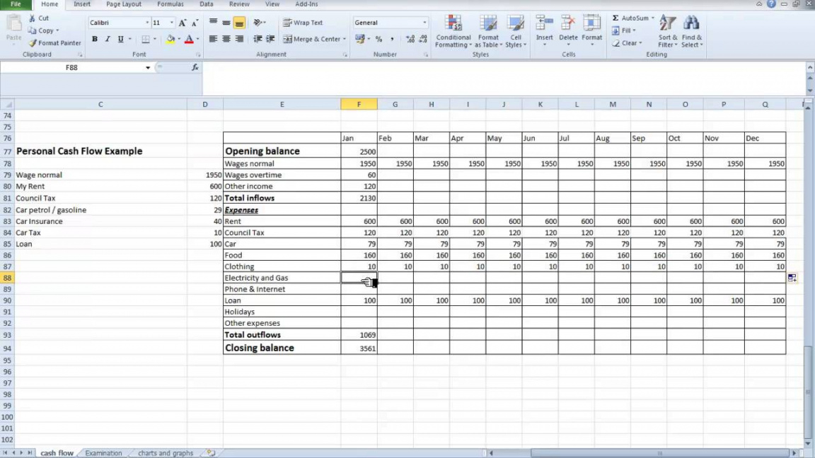 printable excel spreadsheet template for small business cash flow excel project cash flow analysis template