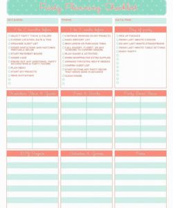 printable image result for event planner free printables  event planner party planner checklist template