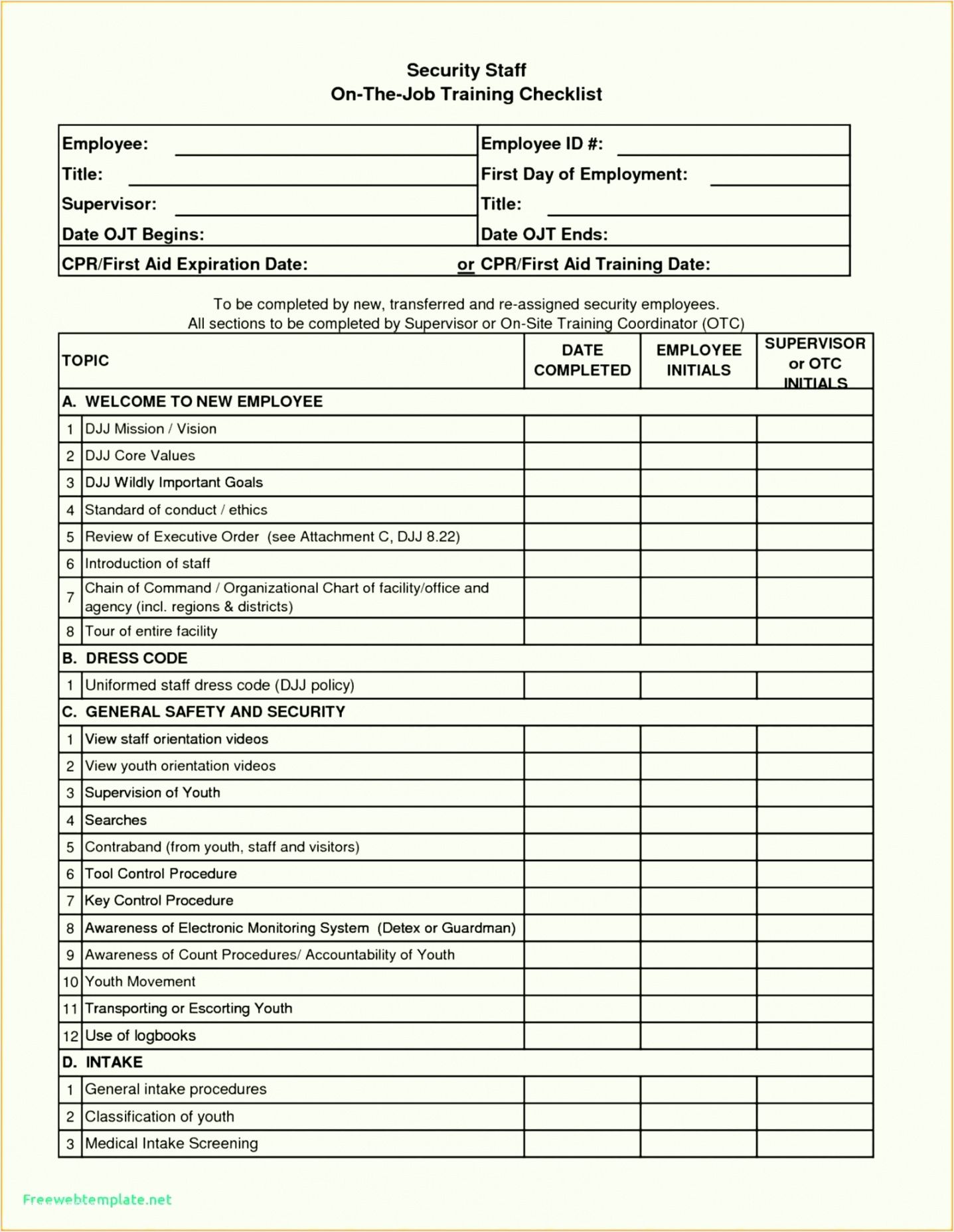 printable network assessment checklist template  besttemplatess123 security assessment checklist template samples