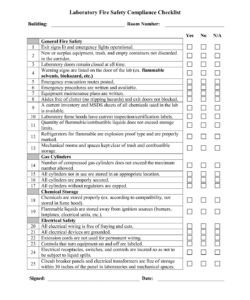 printable operating room fire drill checklist  school  emergency preparation emergency checklist template samples