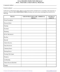 printable residential building n checklist template commercial excel building security checklist template