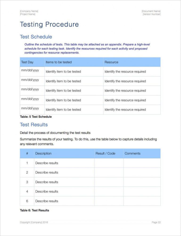 User Acceptance Testing Checklist Template