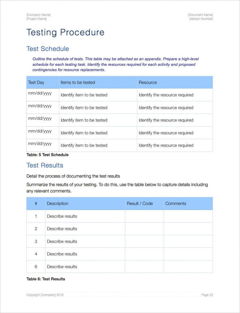 User Acceptance Testing Checklist Example