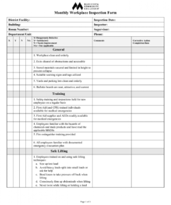 Printable Image Result For Warehouse Health And Safety Audit Form Work Stuff Workplace Safety ...