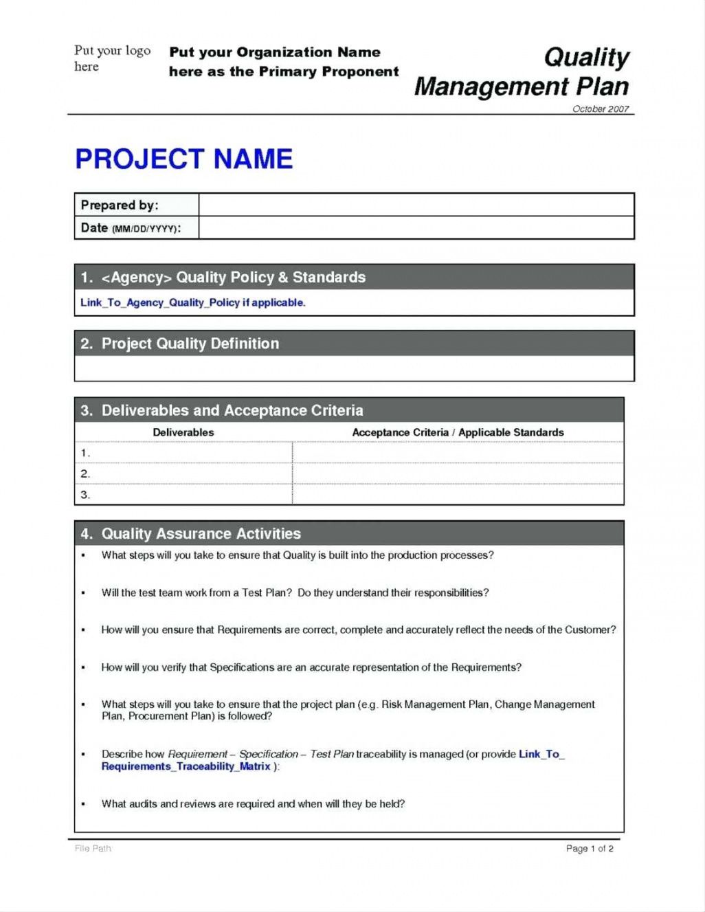 Project Management Requirements Template Home Renovation Project ...