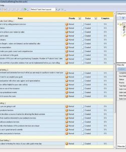 sales goal setting checklist to do list organizer pim permanency goal setting checklist template