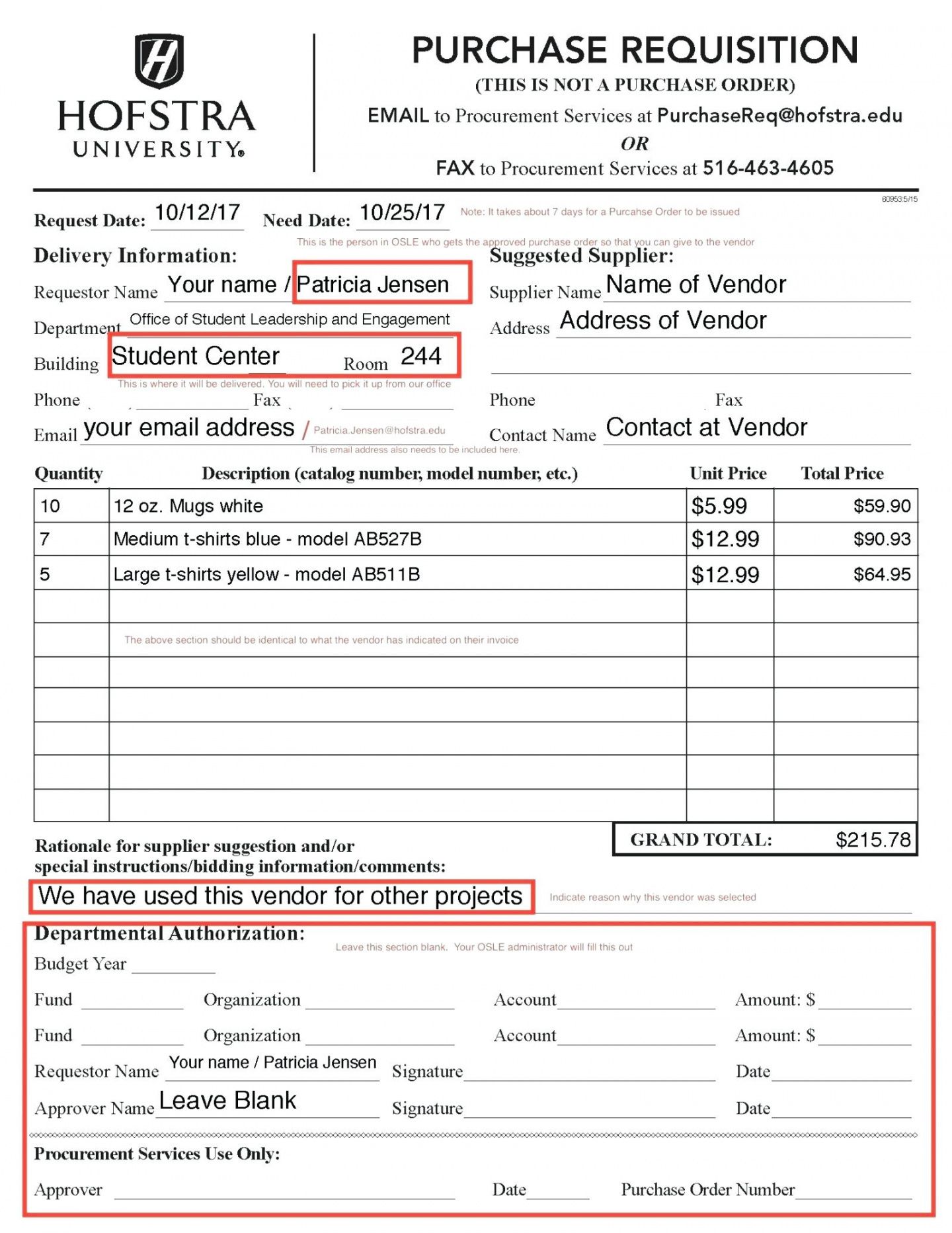 New Vendor Checklist Template 