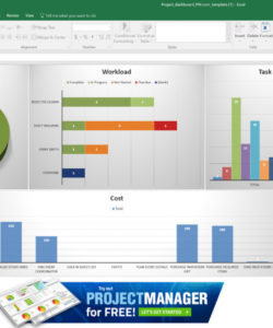 editable guide to excel project management  projectmanager workload analysis excel template excel