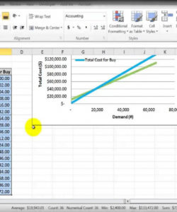 editable mod 3  7 breakeven analysis make or buy  youtube make vs buy analysis excel template