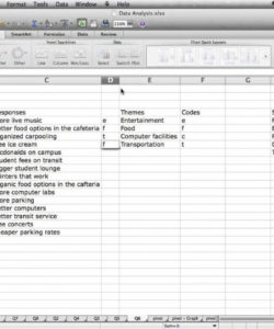 editable part 1  using excel for openended question data analysis  youtube excel survey data analysis template doc