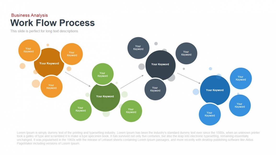 editable workflow process template for powerpoint and keynote  slidebazaar workflow analysis template example