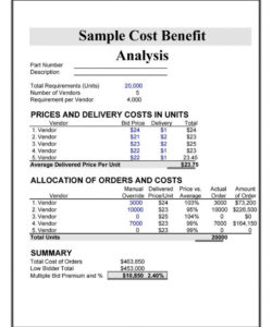 free 13 cost benefit analysis templates  word excel &amp;amp; pdf templates cost benefit analysis template word example