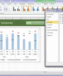 free excel variance charts  youtube variance analysis excel template doc