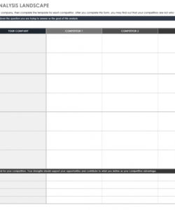 free free competitive analysis templates  smartsheet product competitive analysis template pdf