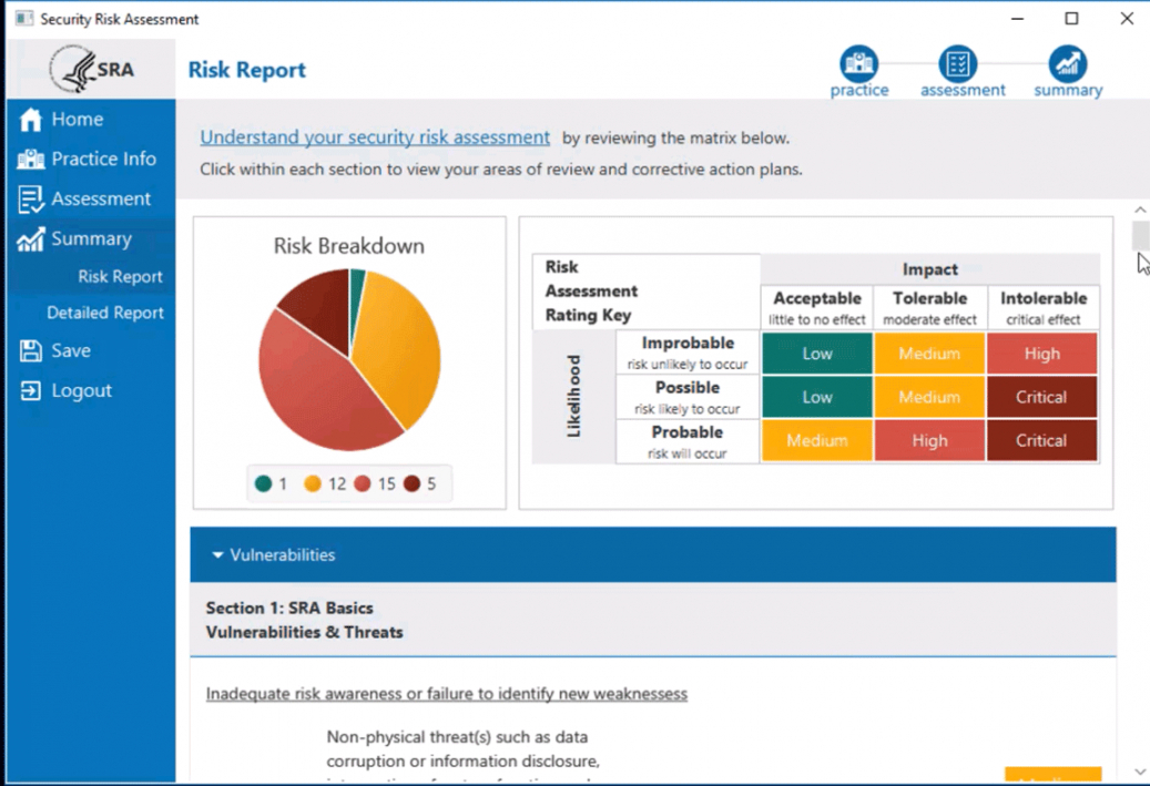 free use the new sra tool to perform a hipaa security risk assessment security risk analysis meaningful use template