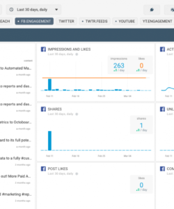 editable readymade templates for marketing and business data dashboards and marketing campaign analysis report template