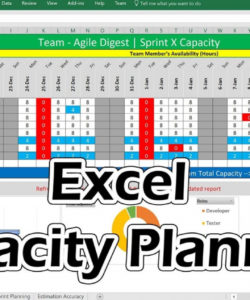 excel capacity planner  youtube manufacturing capacity analysis template excel