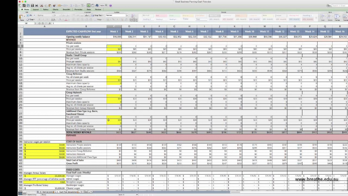 how to use cashflow spreadsheet template  youtube cash flow analysis spreadsheet template
