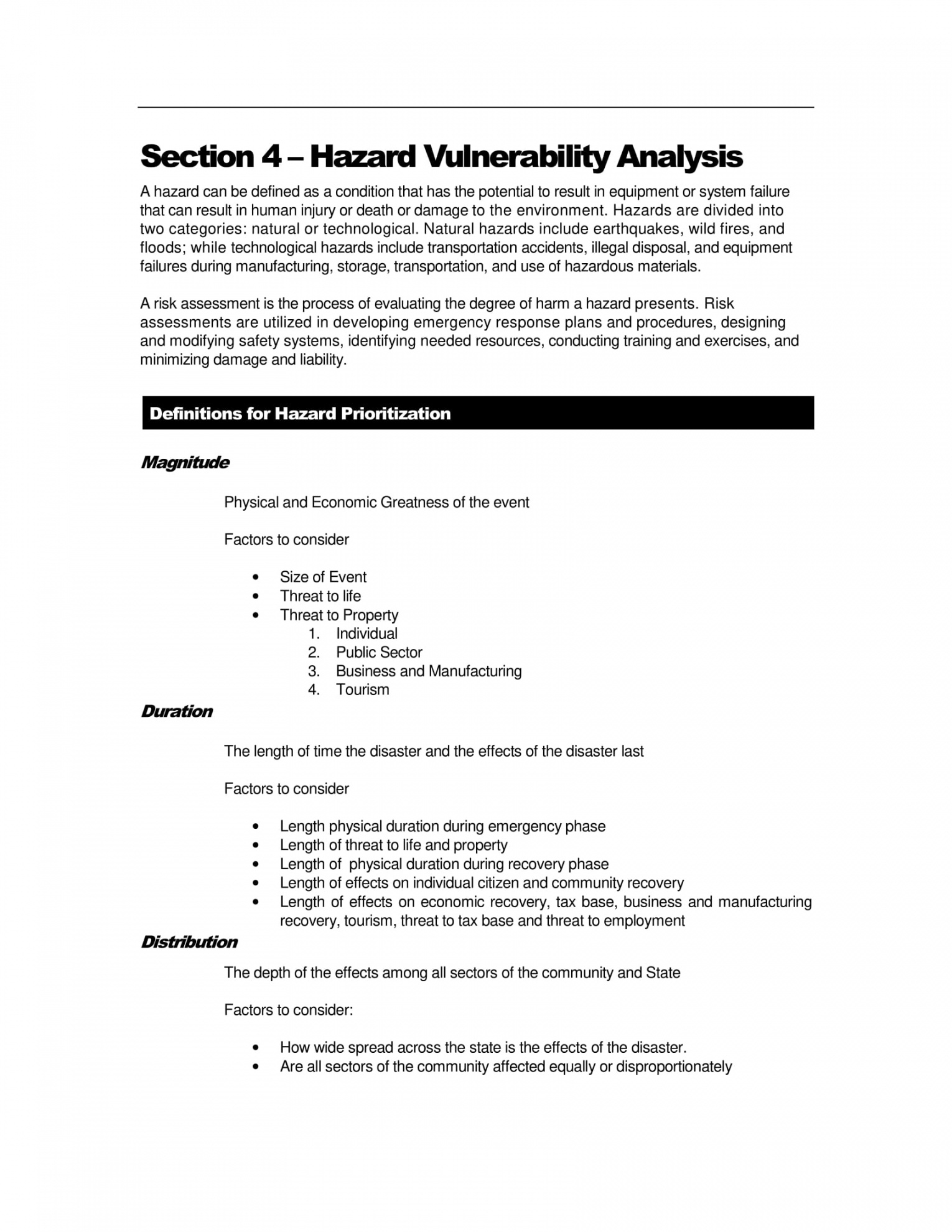 printable 12 hazard vulnerability analysis examples  pdfword  examples system safety hazard analysis report template doc