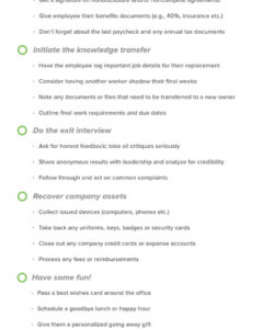 employee offboarding checklist a guide to graceful exits offboarding checklist template examples