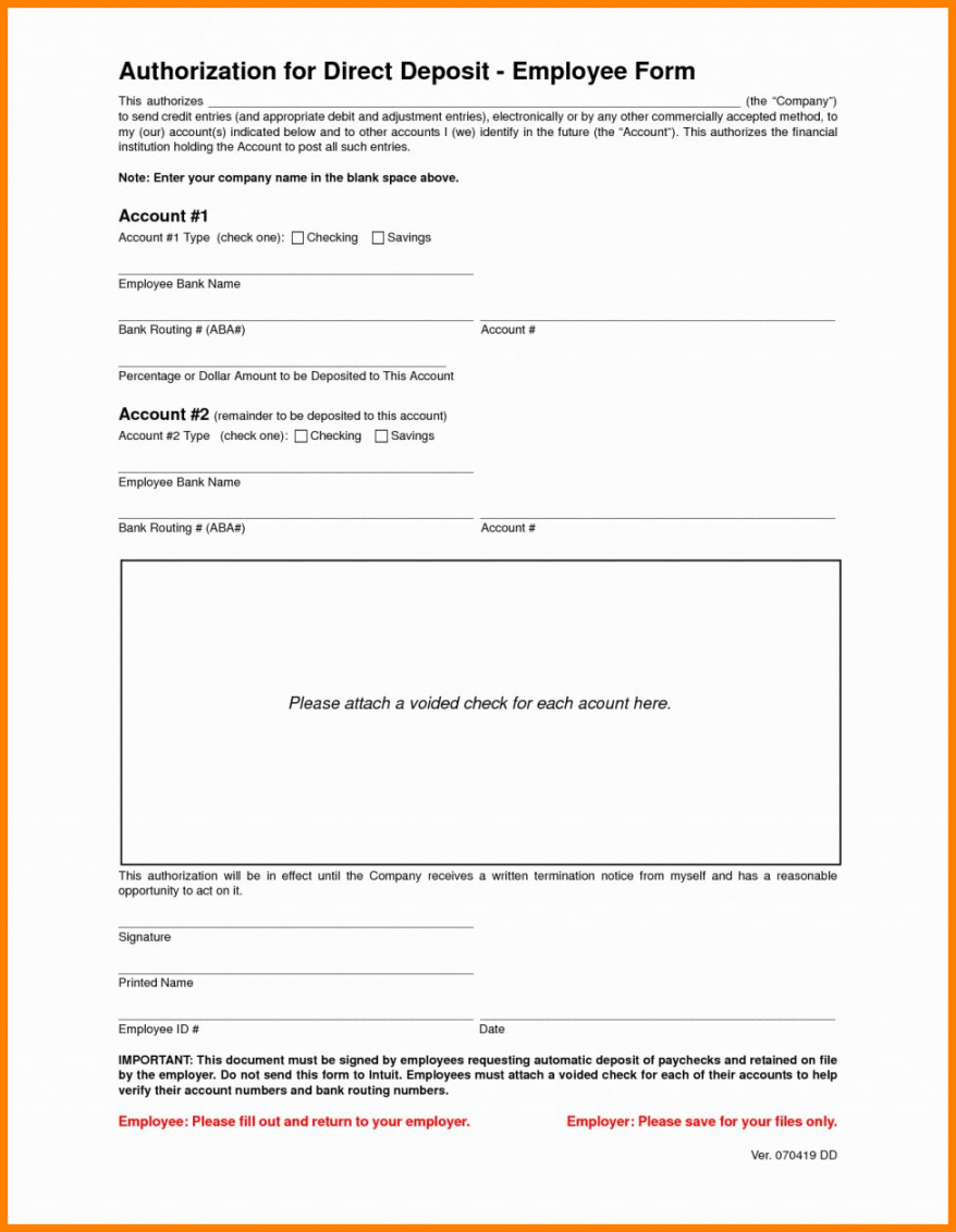 6 direct deposit payroll form  samples of paystubs direct deposit payroll authorization form example