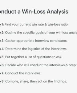 free how to conduct winloss analysis a stepbystep guide  copper win loss analysis template