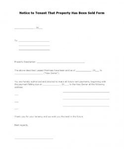 printable free notice to tenant that property has been sold form  pdf transfer of security deposit to new owner form excel