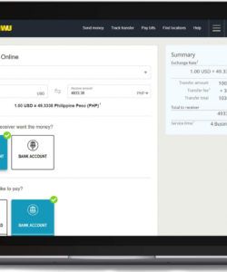 send money to the philippines  western union us western union prepaid direct deposit form word
