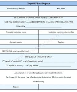 editable 19 quickbooks direct deposit forms free download!! electronic funds transfer deposit form template pdf