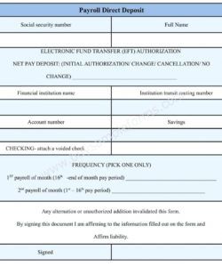 direct deposit quickbooks form