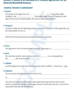 editable 9 simple tenancy agreement templates  pdf  free &amp;amp; premium no deposit tenancy agreement template doc