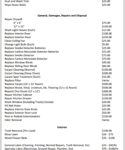 editable the landlord&amp;#039;s itemized list of common tenant deposit itemized security deposit deduction form excel