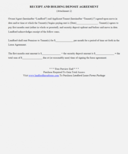 free top seven fantastic  realty executives mi  invoice and holding deposit agreement template doc