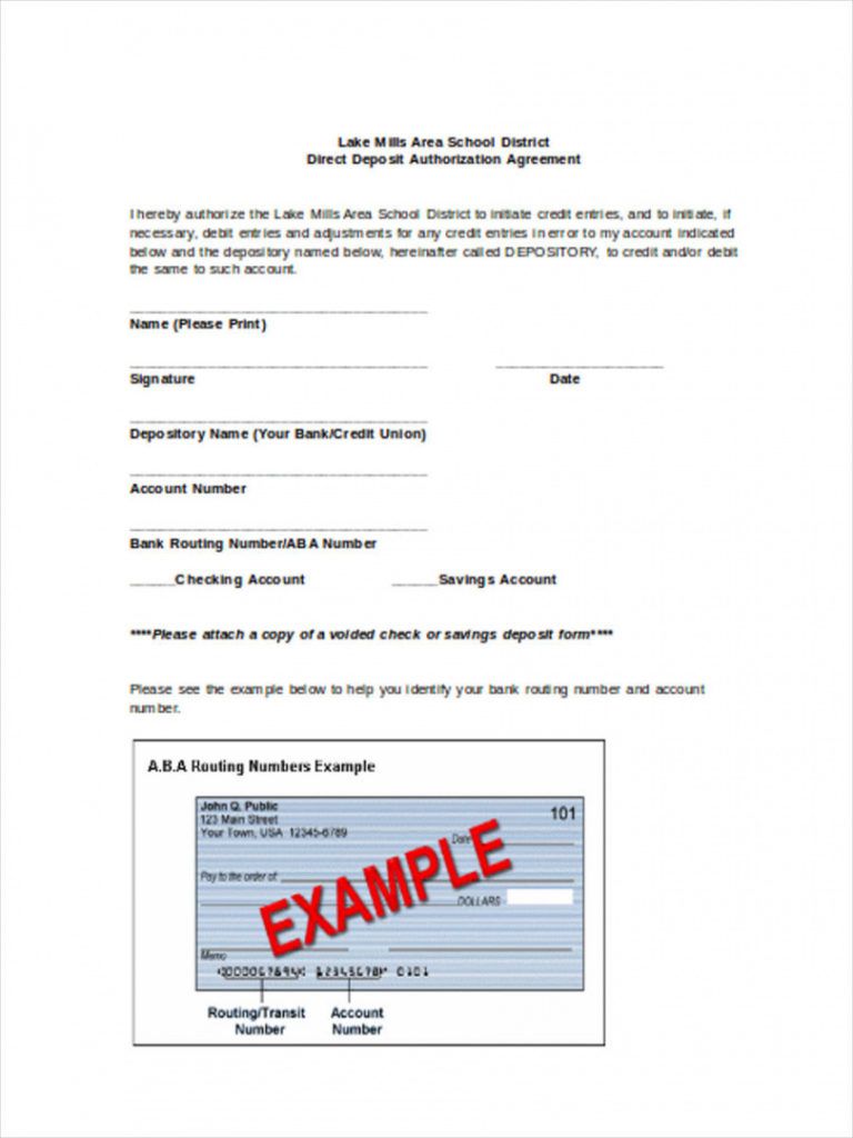 printable free 21 deposit forms doc direct deposit