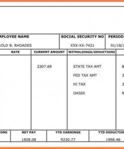 sample 017 template ideas blank pay stubs striking payroll stub direct deposit check stub template word